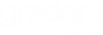 Białe logo marki Gradara